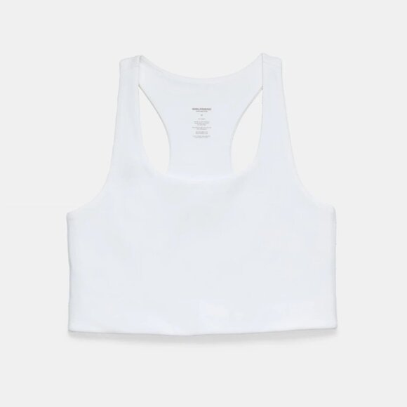 girlfriend collective Other - Girlfriend Collective White Paloma Racerback Bra NWT Medium Athletic Pilates